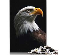 Puzzle da 1000 pezzi con Ritratto di Aquila Calva per adulti, Regali di Natale, Puzzle in Legno per adulti e adolescenti, giocattoli per l'intrattenimento Della famiglia, 1000 pezzi (75x50 cm)