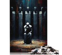 Puzzle da 1000 pezzi per adulti, Il Monumento Alla Prima bugia - Colui che abbassò lo sguardo, Puzzle per adulti, Gioco per famiglie per adulti e 1000 pezzi (75x50 cm)