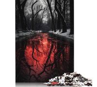 Puzzle da 500 pezzi Blood River per adulti, Regali di Natale, Puzzle per adulti, giochi educativi per la casa, giocattoli FAI da te, 500 pezzi (52x38 cm)