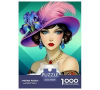 Puzzle Dama Elegante De 1000 Piezas Interesante Rompecabezas Hombres Y Mujeres De 1000 Piezas Pintura Entretenimiento Creativo 70x50cm/1000pcs