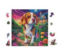 Puzzle De 100 Piezas para Adultos Cachorro BÁguila 28x28cm Nivel Principiante para Nuevos Jugadores Montaje Fácil Experiencia Fluida Apto para Todas Las Edades