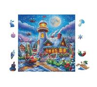 Puzzle De 100 Piezas para Adultos LightCasa with Cabaña 28x28cm Puzzle De Arteterapia Ideal para Salud Mental Alivio del Estrés Regulación Emocional Regalo Divertida