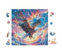 Puzzle De 100 Piezas para Adultos Montaña del Águila Galaxy 28x28cm Ideal para Actividades En Interiores Días De Lluvia Fines De Semana Tiempo En