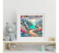 Puzzle de 100 Piezas para Adultos y Niños, Paisaje de Carretera Rural 100 Piezas Rompecabezas Adultos, DIY Entretenimiento Creativo, Divertido, Juego de Habilidad para Toda La Familia