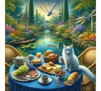 Puzzle de 100 Piezas,Tiempo de Ocio en el jardín Puzzle para Adultos,Un Desafiante Acertijo,Juegos de Rompecabezas para Toda la Familia,Rompecabezas Adultos DIY Arte