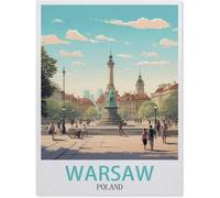 Puzzle de 1000 (70 x 50 cm) piezas de Varsovia, Polonia, juguete educativo para adolescentes y niños, juego relajante en familia