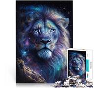 Puzzle de 1000 piezas adulto galaxia cósmica león desafiante juego rompecabezas desafío la inteligencia del cerebro juguete adictivo 26 x 38 cm