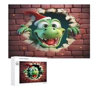 Puzzle de 1000 piezas, bonito puzle de madera de dinosaurios para adultos, juego educativo, juguete desafiante, para adultos y niños (75 x 50 cm)