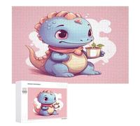 Puzzle de 1000 piezas de dinosaurios para adultos, puzle de madera, puzle difícil imposible para más de 12 niños (75 x 50 cm)