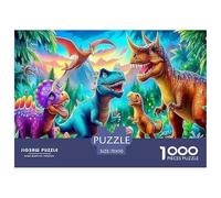 Puzzle De 1000 Piezas, Dinosaurioio, Juguetes Desafiantes, Fauna Silvestre, para Niños De 6 9 12años Familia Juego, Rompecabezas De Decoración Familiar 70x50cm/1000pcs