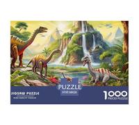 Puzzle De 1000 Piezas DinosaurioPark Desafíos Extra Divertidos Pasatiempo Creativo Jurassic Juego Familiar Regalo para Adultos Y Niños 38x26cm/1000pcs