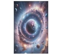 Puzzle de 1000 piezas, diseño de planeta espacial, de madera, para adultos, juego educativo, juguete desafiante, para adultos y niños (78 x 53 cm)