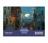 Puzzle De 1000 Piezas - European Street View, Un Desafiante Acertijo, Paisaje, Regalos para Hombres, Rompecabezas De Decoración Familiar 70x50cm/1000pcs