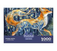 Puzzle De 1000 Piezas FoxDesafíos Extra Divertidos Pasatiempo Creativo Fantastic Animals Regalo Creativo para La Relajación Clásicos para Adultos Y Niños A Partir De 12 Años Puzzle 70x50cm/1000pcs