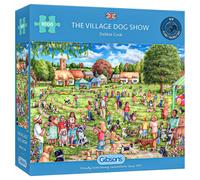 Puzzle De 1000 Piezas Gibson El Concurso De Perros Del Pueblo Por Debbie Cook