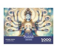 Puzzle De 1000 Piezas Guanyin de Mil ManosDesafíos Extra Divertidos Pasatiempo Creativo The BudaRegalo Creativo para La Relajación para Adultos Y Niños Mayores De 12 Años 70x50cm/1000pcs