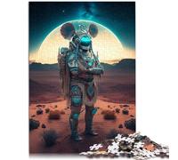 Puzzle de 1000 piezas, juego de astronautas para adultos, toda la familia, 26 x 38 cm, decoración de pared única cumpleaños para adolescentes a partir de 14 años
