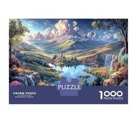 Puzzle de 1000 Piezas Paisaje Extraordinario para familias, Puzzle desafiante con Nebulosa Surrealista, Regalo para Adultos y niños Mayores de 12 años, 70x50cm