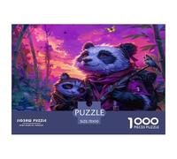 Puzzle De 1000 Piezas - Panda, Actividad Artística Desafiante Y Relajante, Animales artísticos, para Toda La Familia, Rompecabezas para Hombres Y Mujeres 70x50cm/1000pcs