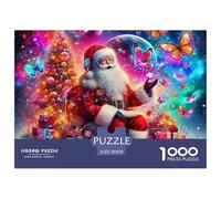 Puzzle De 1000 Piezas Papá NoelDesafíos Extra Divertidos Pasatiempo Creativo Christmas Theme Regalo Creativo para La Relajación Clásicos para Adultos Y Niños A Partir De 12 Años 70x50cm/1000pcs