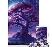 Puzzle de 1000 Piezas para Adolescentes árbol mágico decoración del hogar Juguetes Regalos de cumpleaños Juegos educativos Mejora el Amor en Pareja tamaño 38x26cm