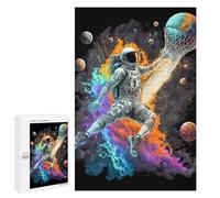 Puzzle de 1000 piezas para adolescentes, astronautas, oscuros en el espacio, rompecabezas para adultos, juegos familiares, regalo de cumpleaños, diversión para actividades en el hogar, 1000 piezas