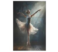 Puzzle de 1000 piezas para adolescentes, ballet, adultos, puzles de madera, juego de descompresión, rompecabezas de juguete (78 x 53 cm)