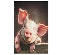 Puzzle de 1000 piezas para adolescentes, cerdo, adultos, rompecabezas de madera, juego de descompresión, rompecabezas de juguete (78 x 53 cm)