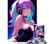 Puzzle de 1000 Piezas para Adolescentes diseño de Chica Manga con Grandes Pechos Ideal para decoración del hogar Juguetes Obras de Arte Regalos Juegos de Relax con Piezas de Formas aleatorias