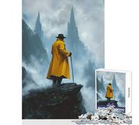 Puzzle de 1000 Piezas para Adolescentes El Acantilado del Apocalipsis decoración del hogar Juguetes Regalo para cumpleaños Juegos Familiares descompresión Intelectual tamaño 38x26cm