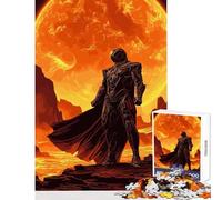 Puzzle de 1000 Piezas para Adolescentes Guerrero de Ciencia ficción en Planeta alienígena Juguetes antiestrés Regalos de Amigo Secreto Juegos educativos Mejora del Amor en Pareja tamaño 50x75cm