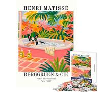 Puzzle de 1000 Piezas para Adolescentes Henri Matisse Perro en la bañera Impresión artística Juguetes antiestrés Grandes Regalos y Juguetes Juego Familiar Interacción Entre Padres e Hijos 50x75cm