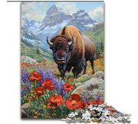 Puzzle de 1000 Piezas para Adolescentes Poppy Bison Family Fun, Toda la Familia a Partir de 14 años (tamaño 26x38cm)