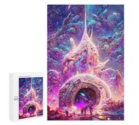 Puzzle de 1000 piezas para adolescentes, portal de fantasía a otro mundo, rompecabezas para adultos, juego familiar, análisis y lógica, alivio del estrés, regalos, 1000 unidades