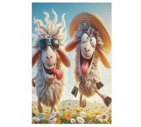 Puzzle de 1000 piezas para adolescentes, rompecabezas de alpaca, para adultos, rompecabezas de madera, juego de descompresión, puzzles de juguete 78 x 53 cm
