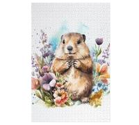 Puzzle de 1000 piezas para adolescentes, rompecabezas de castor, rompecabezas para adultos, rompecabezas de madera, juego de descompresión, puzzles de juguete 78 × 53 cm