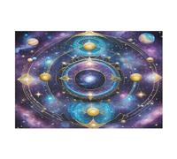 Puzzle de 1000 piezas para adolescentes, sistema solar, puzles para adultos, puzles de madera, juego de descompresión, puzzles de juguete (75 x 50 cm)