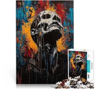 Puzzle de 1000 Piezas para Adultos Agonía y Despertar Obra de Arte expresionista contemporánea Juegos educativos Apto para Parejas 75x50cm