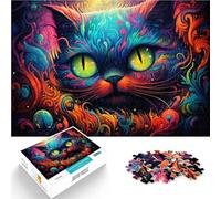 Puzzle de 1000 piezas para adultos Alice Cat Juego de deportes mentales divertido para el hogar Actividades Regalo de cumpleaños Regalo de viaje para adolescentes a partir de 14 años 26 x 38 cm
