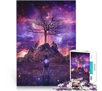 Puzzle de 1000 Piezas para Adultos Alma Espacial Ayuda al Cerebro a ejercitar Juguetes adictivos para Cultivar la Paciencia. Gran Regalo 52x38cm