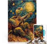 Puzzle de 1000 Piezas para Adultos Amo a Van Gogh Desafiante de completar, Pero Divertido y Gracioso. para la decoración del hogar 38x26cm