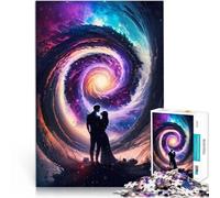Puzzle de 1000 Piezas para Adultos Amor al Cosmos Juguetes adictivos Que desafían la Inteligencia Cerebral Una Obra de Arte 75x50cm