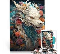 Puzzle de 1000 piezas para adultos Animal Colorido Dragón Puzzle Hands-on Game 19.7 pulgadas x 29.5 pulgadas Interacción entre padres e hijos