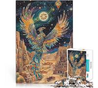 Puzzle de 1000 Piezas para Adultos Antiguo fénix Colorido Entrena tu Cerebro y Tus Manos Cada Pieza es única: un desafiante y Divertido Juego Familiar 52x38cm
