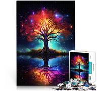 Puzzle de 1000 Piezas para Adultos Árbol Cósmico de la Vida Juguete Educativo Intelectual descompresor Regalo de Obra de Arte 75x50cm