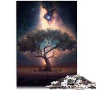 Puzzle de 1000 piezas para adultos, árbol cósmico de la vida, rompecabezas de juego sofisticado de 26 x 38 cm, colección de artistas, bellas artes para niños a partir de 14 años