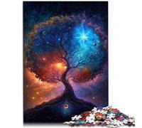 Puzzle de 1000 piezas para adultos, árbol de la sabiduría, juguete educativo, juego educativo para cumpleaños, Navidad, para adolescentes a partir de 14 años, 26 x 38 cm