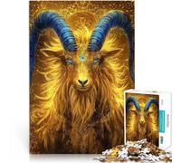 Puzzle de 1000 Piezas para Adultos Arte de Cabeza de Oveja Entrena tu Cerebro y Tus Manos Cada Pieza es única: un desafiante y Divertido Juego Familiar 38x26cm