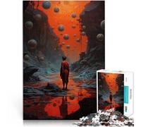 Puzzle de 1000 Piezas para Adultos Arte de la meditación Entrena tu Cerebro y Tus Manos Cada Pieza es única: un desafiante y Divertido Juego Familiar 52x38cm