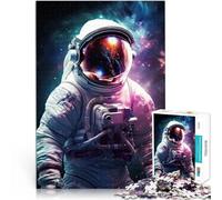 Puzzle de 1000 Piezas para Adultos Arte Digital de astronautas Entrena tu Cerebro y Tus Manos Toda la Familia. 38x26cm